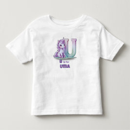 De Bebé U es para Unicornio – Camiseta Personalizada para 