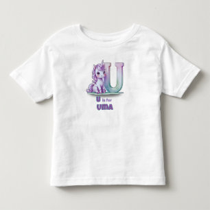 De Bebé U es para Unicornio – Camiseta Personalizada para 