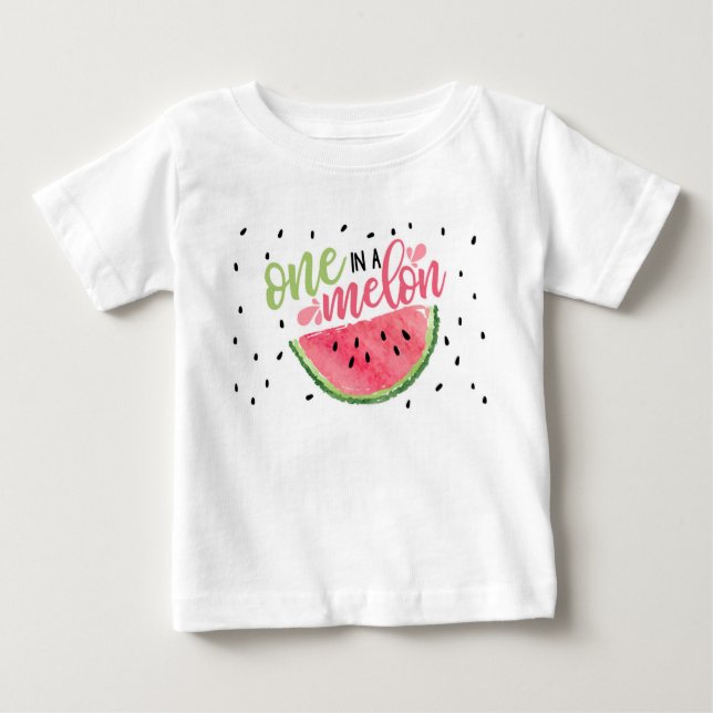 De Bebé Una camiseta Melon (Anverso)