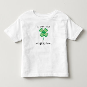 De Bebé Una pequeña con grandes sueños camiseta para niños