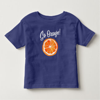 De Bebé ¡Van los naranjas! Camiseta del niño