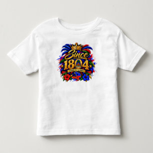 De Bebé **Vibraciones Haitianas   Desde 1804 Camiseta Orgu