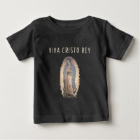 Viva Cristo Rey Camiseta Infantil Nuestra Señora d