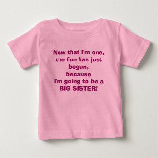 De Bebé Voy a ser una gran hermana camiseta
