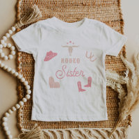WYNONA Rubor Cowgirl Rodeo Hermana Camiseta