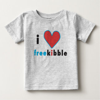 De Bebé "yo camiseta freekibble del corazón"