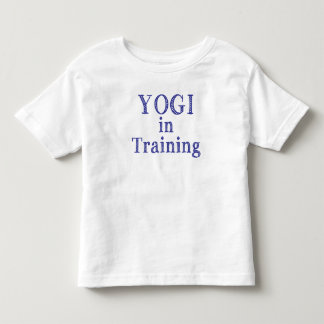 De Bebé Yogui en camiseta del niño del entrenamiento
