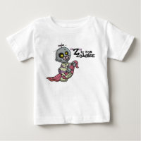 "Z" es para Zombie con camiseta en blanco (Chicas)