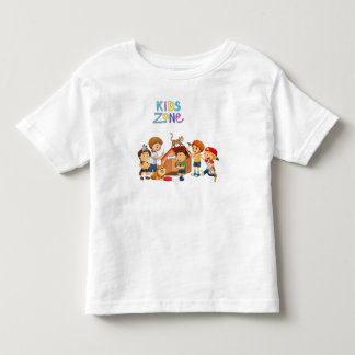De Bebé Zona infantil , encantadora camiseta impresa para 