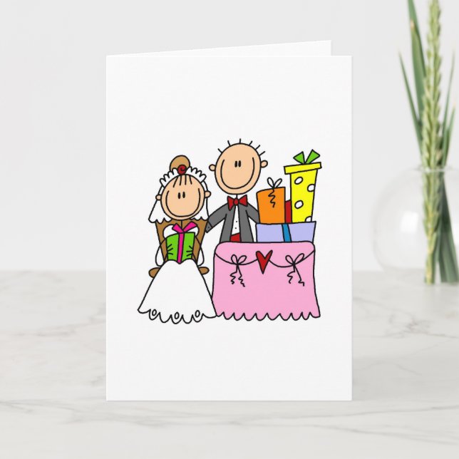 De boda de los regalos tarjeta a montones (Anverso)