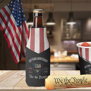 De Botellas US 250 We the People Bandera y Estrellas Enfriador