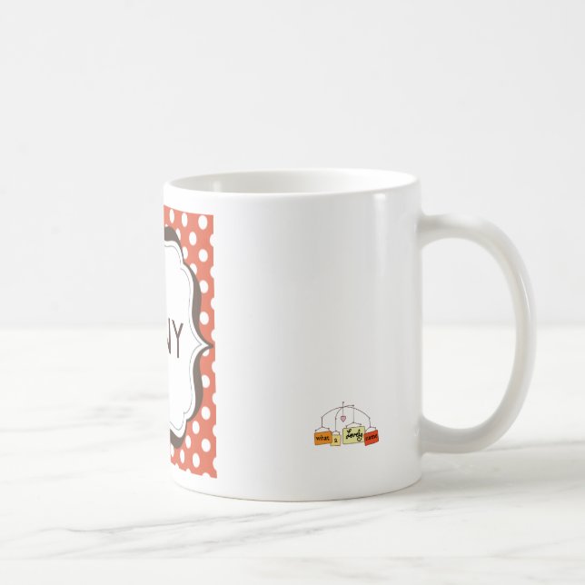 De Café 12oz. Taza - logotipo grande (Derecha)