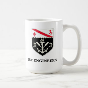 De Café 1r Taza del batallón del ingeniero