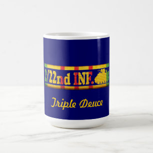 De Café 2/22o Inf., 25tos Inf. Div. Taza triple del Deuce