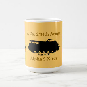 De Café 2/34o Armadura, 25tos Inf. Div. Taza del
