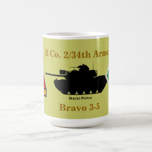 De Café 2/34o Armadura, 4tos Inf. Div. Taza del