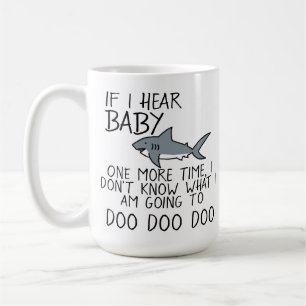 De Café 2 echados a un lado: Taza divertida del tiburón