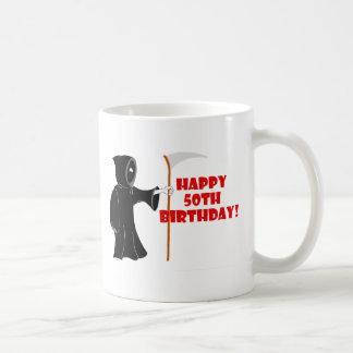 De Café 50.a taza del cumpleaños del parca