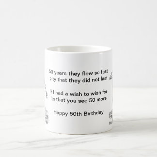De Café 50.a taza severa del cumpleaños
