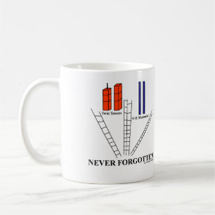De Café 9/11 taza nunca olvidada