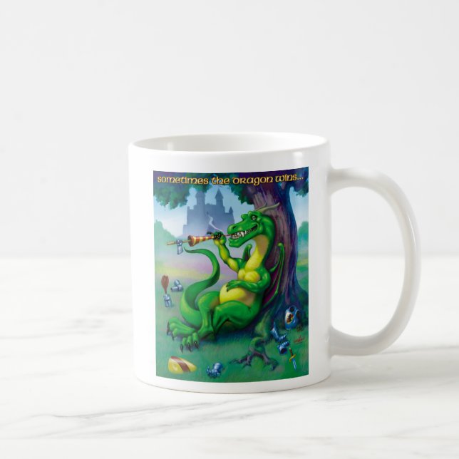 De Café A veces el dragón gana la taza verde (Derecha)