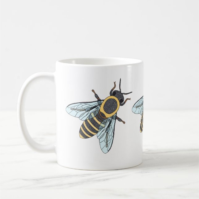 De Café Abeja melífera (330ml) - Taza (Izquierda)