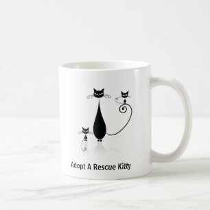 De Café Adopte una taza del gatito del rescate