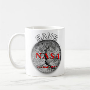 De Café ¡Ahorre a la NASA! Taza