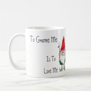 De Café Al gnomo debe amarme taza del dibujo animado