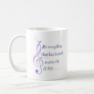 De Café Alaben al Señor Todo lo que Respira Taza