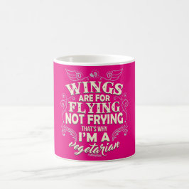 De Café ¡Alas para volar, no friendo! Taza