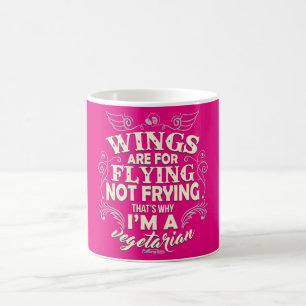 De Café ¡Alas para volar, no friendo! Taza