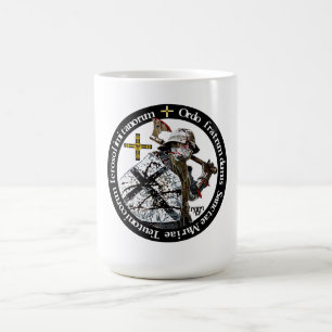 De Café Alemán orden caballero con hacha taza