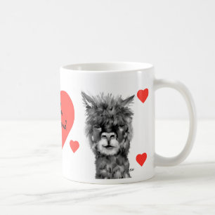 De Café Alpaca Love hello, my friend taza