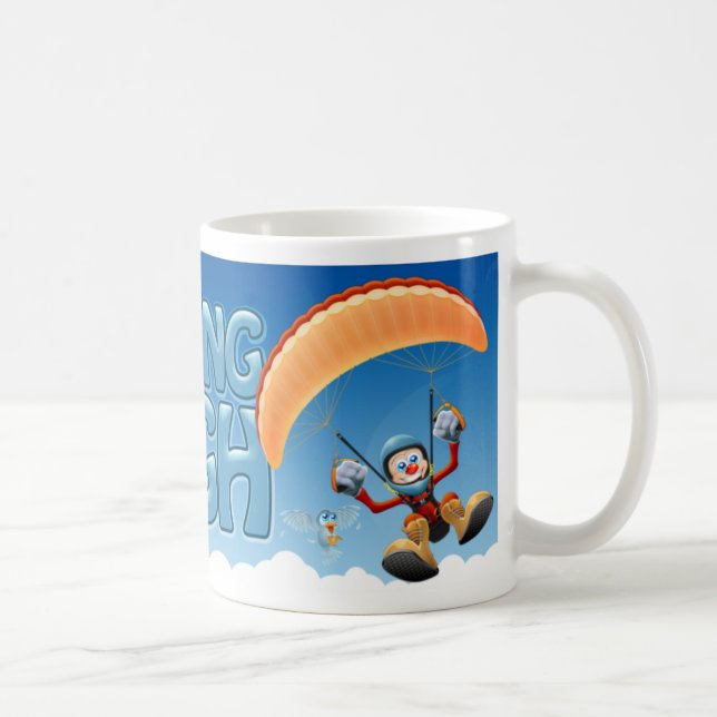 De Café Alta taza del ala flexible que vuela (Derecha)