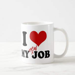 De Café AME MI NUEVO TRABAJO - taza