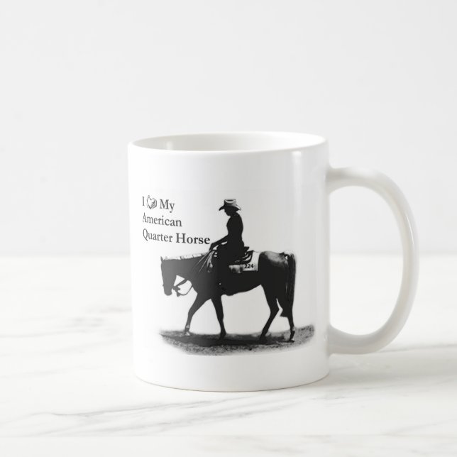 De Café Ame mi taza cuarta americana del caballo (Derecha)