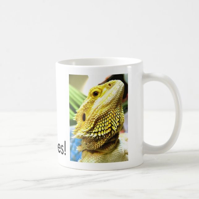 De Café ¡Amo Beardies! taza (Derecha)
