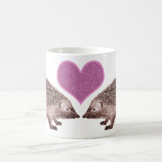 De Café Amo Hedgies - dos erizos en una taza