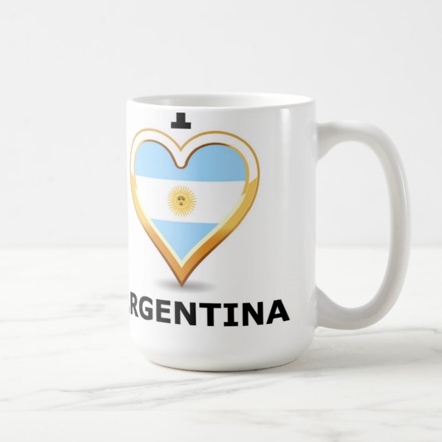 De Café Amo la Argentina - taza (Derecha)