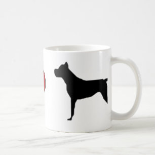 DE CAFÉ AMO LA TAZA DEL BASTÓN CORSO