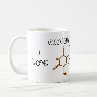 De Café Amo la taza del chocolate y del cafeína