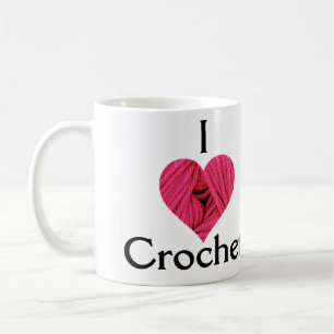 De Café Amo la taza del ganchillo