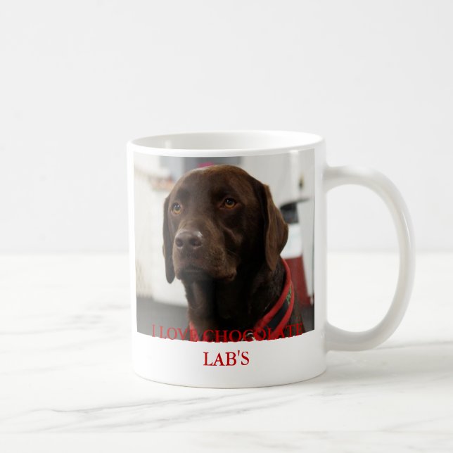 DE CAFÉ AMO LA TAZA DEL LABORATORIO DEL CHOCOLATE (Derecha)