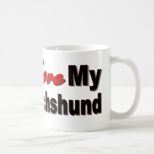 De Café Amo mi taza del Dachshund