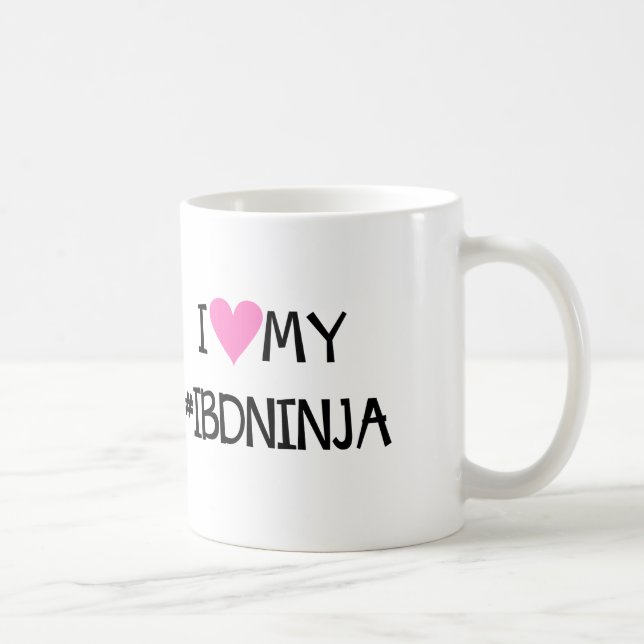 De Café AMO MI taza del #IBDNINJA (Derecha)