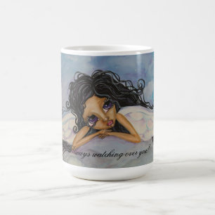 De Café Ángeles que vigilan usted la taza
