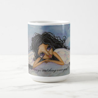De Café Ángeles que vigilan usted la taza