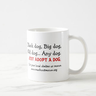 De Café Apenas adopte una taza del perro (el derecho)