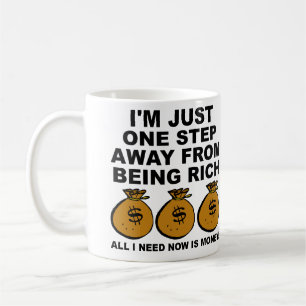 De Café Apenas necesito la taza divertida del dinero o la